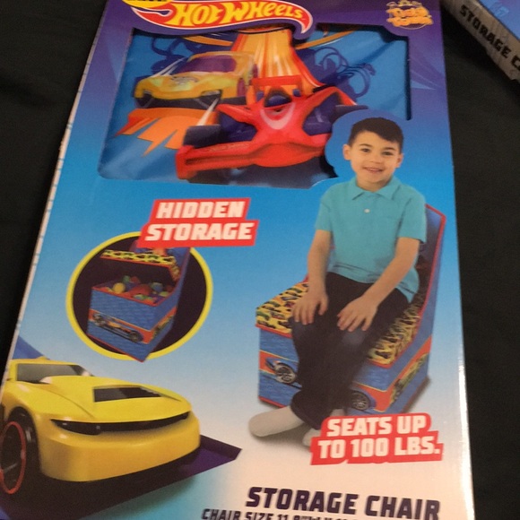 hot wheels storage chair